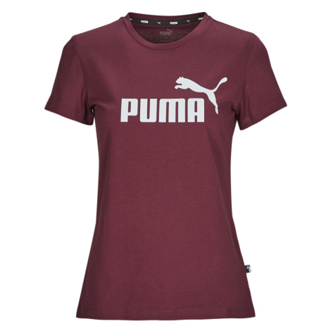 Puma  ESS LOGO TEE (S)  Tričká s krátkym rukávom Fialová