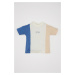 DEFACTO Baby Boy Color Blocked Short Sleeve T-Shirt