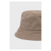 Bavlnený klobúk Abercrombie & Fitch béžová farba, bavlnený