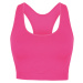 Sf Dámsky športový crop top SK235 Neon Pink