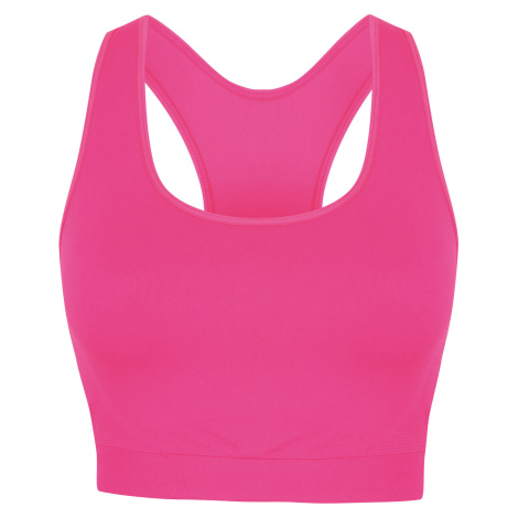 Sf Dámsky športový crop top SK235 Neon Pink