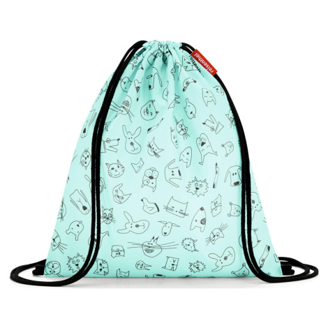 Batoh Reisenthel Backpack Kids Cats and dogs mint