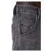 Džínsy Diesel Krooley-Y-T Sweat Jeans Čierna