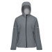 Regatta Pánska softshell bunda TRA710 Seal Grey Marl