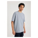 DEFACTO Oversize Fit Crew Neck Short Sleeve Heavy Fabric Basic T-Shirt