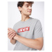 LEVI'S ® Tričko  svetlosivá / červená / biela