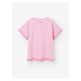 Ružové dievčenské tričko Desigual Pink Panther