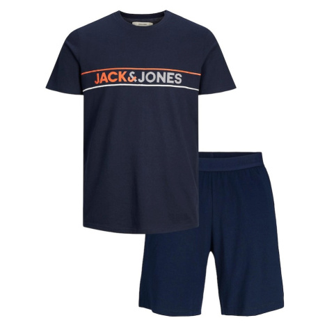 Jack&Jones Pánske pyžamo JACJAXON Standard Fit 12248978 Navy Blazer S Jack & Jones
