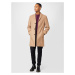 Calvin Klein Prechodný kabát  farba ťavej srsti