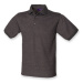 Henbury Pánske polo tričko H400 Charcoal