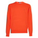 Tommy Hilfiger Sveter - 1985 CREW NECK SWEATER oranžový