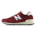 new balance Nízke tenisky '574'  bordová / biela