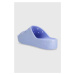 Šľapky Crocs Classic Platforn Glitter Slide dámske, fialová farba, na platforme, 208233