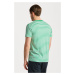 TRIČKO GANT STRIPED T-SHIRT MID GREEN