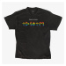 Queens Revival Tee - Pink Floyd TDSOTM Rainbow Unisex T-Shirt Black