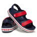 Chlapčenské sandále CROCS Crocband Cruiser Sandal K navy varsity red