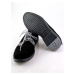 Chlapčenské spoločenské topánky 209 čierno-sivé, Detské topánky 40