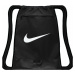 Nike Brasilia 9.5 Drawstring Bag Black/Black/White 18 L Vrecko na prezuvky
