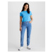 Tričká s krátkym rukávom pre ženy Calvin Klein Jeans - modrá