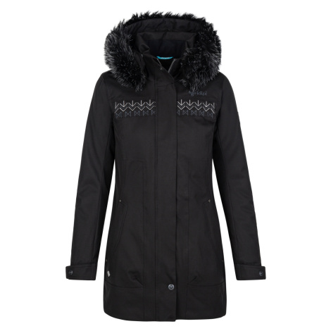 Kilpi PERU-W Dámsky zimný kabát SL0125KI Čierna