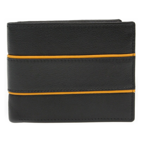 Černá kožená peněženka - dokladovka 513-1302-60/86 Arwel
