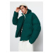 Trendyol Green Unisex Oversize Fit Stand Collar Puffer Winter Coat