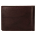Pánska kožená peňaženka Lagen Aleš - tmavo hnedá