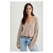 DEFACTO Regular Fit V-Neck Knitwear Cardigan