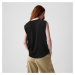 Top GAP Sleeveless Linen Blend Shell Top Black