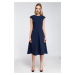 Made Of Emotion Dress M296 Navy Blue