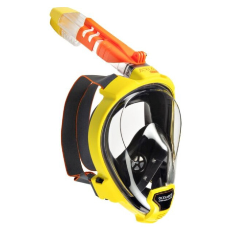 Ocean Reef ARIA QR + CAMERA HOLDER Šnorchlovacia maska, žltá, veľkosť