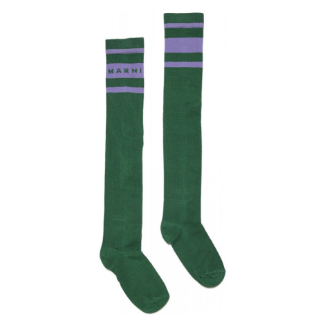 Ponožky Marni Mz29F Calzino Zelená