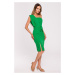 Zelené midi šaty M673