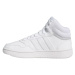 Juniorská rekreačná obuv ADIDAS Hoops 3.0 Mid K cloud white cloud white grey two