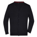 James & Nicholson Pánsky bavlnený sveter JN661 - Čierna