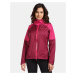 Women's outdoor hardshell jacket Kilpi HURRICANE-W Dark red