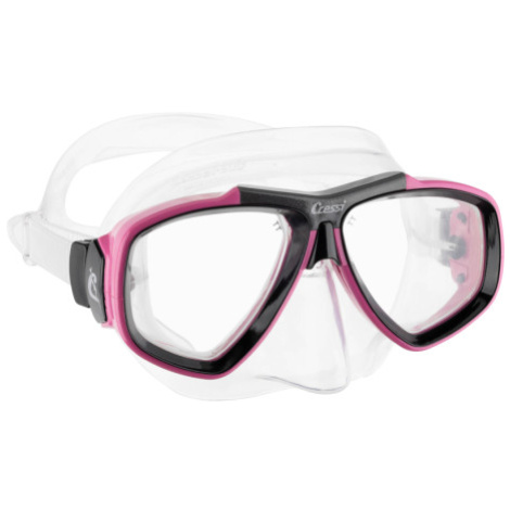 Potápačská maska CRESSI FOCUS MASK SIL CLEAR FRAME PINK