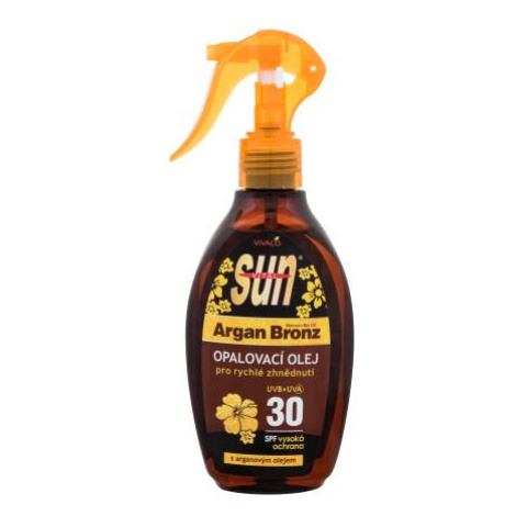 Vivaco Sun Argan Bronz Suntan Oil SPF30 200 ml opaľovací prípravok na telo unisex na veľmi suchú