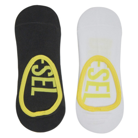 Ponožky Diesel Skm-Hidepat-Twopack Socks 2Pac Biela