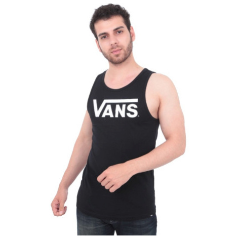 Pánske tričko s krátkym rukávom VANS CLASSIC TANK-BLACK-WHITE