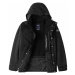 Abercrombie & Fitch Zimná bunda  čierna
