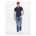 Tommy Jeans Polokošeľa DM0DM15370 Tmavomodrá Slim Fit