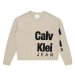 Calvin Klein Jeans Sveter  sivobéžová / čierna