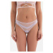 Dagi Pink Stone Detailed Lace Hipster
