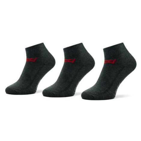 Levi's® Súprava 3 párov vysokých ponožiek unisex 903051001 Sivá Levi´s