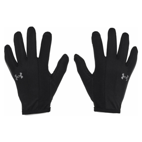 Under Armour Men's UA Storm Run Liner Gloves Black/Black Reflective Bežecké rukavice