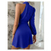 Modré elegantné šaty