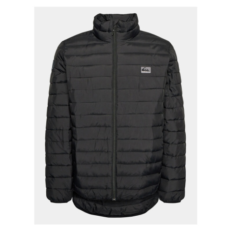 Quiksilver Vatovaná bunda Scaly Fz EQYJK04007 Čierna Regular Fit