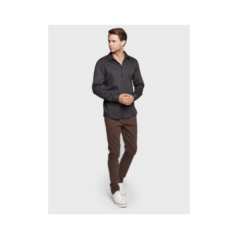 Casual Friday Chino nohavice Phil 20504239 Hnedá Slim Fit Casual Friday by Blend