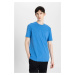 DEFACTO New Regular Fit Crew Neck Short Sleeve Basic T-Shirt